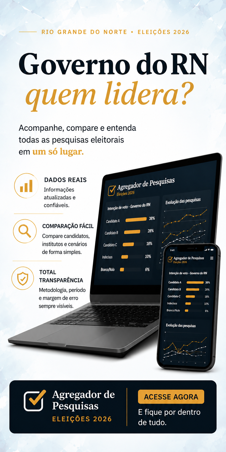 Agregador de Pesquisas Eleições 2026